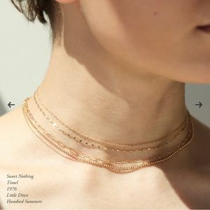 Catbird Sweet Nothing choker in 14k gold
